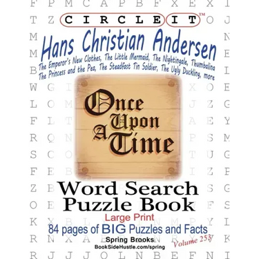 Circle It, Hans Christian Andersen, Word Search, Puzzle Book