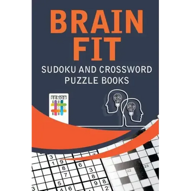 Brain Fit Sudoku and Crossword Puzzle Books