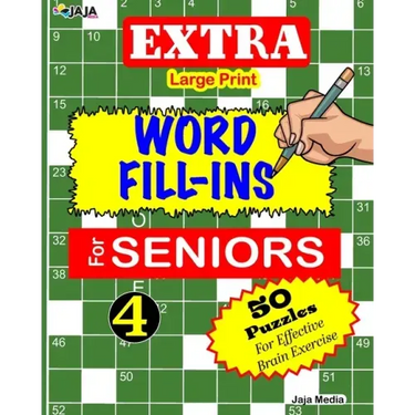 EXTRA Large Print WORD FILL-INS FOR SENIORS: Vol. 4