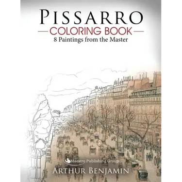 Pissarro Coloring Book: 8 Paintings from the Master