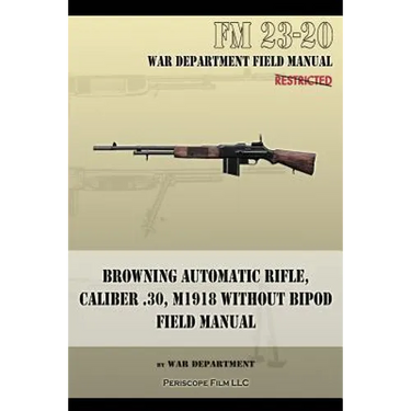 Browning Automatic Rifle, Caliber .30, M1918 Without Bipod: FM 23-20