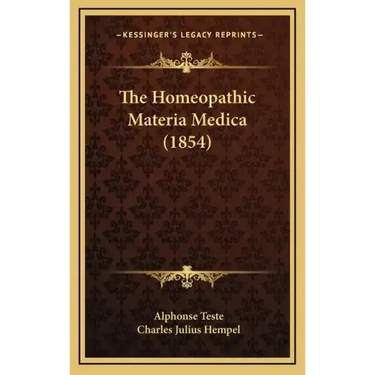 The Homeopathic Materia Medica (1854)