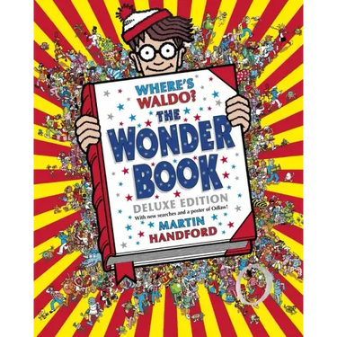 Where's Waldo? the Wonder Book: Deluxe Edition with New Searches and Collectible Poster (a Hidden Object Activity Book with Search & Find Puzzles and
