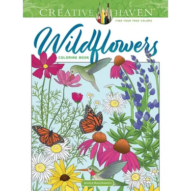 Creative Haven Wildflowers Coloring Book