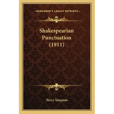Shakespearian Punctuation (1911)