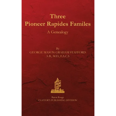 Three Rapides Families: A Genealogy