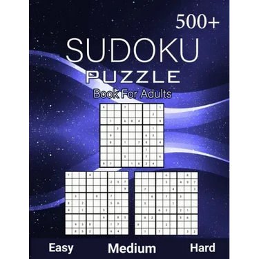 500+ Sudoku Puzzle Book for Adults Easy Medium Hard: Sudoku Variation, Big Book of 9x9 Irregular Sudoku Puzzles, Challenging suduko Game Book, Tons of