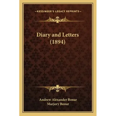 Diary and Letters (1894)
