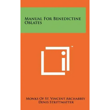 Manual For Benedictine Oblates