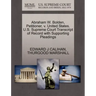 Abraham W. Bolden, Petitioner, V. United States. U.S. Supreme Court Transcript of Record with Supporting Pleadings