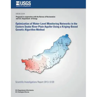 Optimization of Water-Level Monitoring Networks in the Eastern Snake River Plain Aquifer Using a Kriging-Based Genetic Algorithm Method