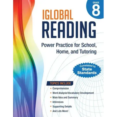 iGlobal Reading, Grade 8: Power Practice for School, Home, and Tutoring