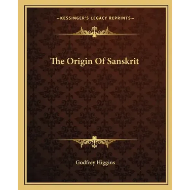 The Origin of Sanskrit