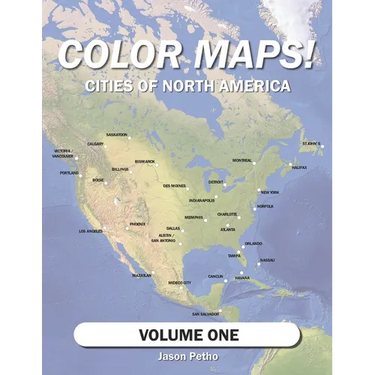 Color Maps! Cities of North America: Volume One