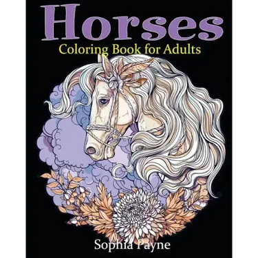 Horses Coloring Book for Adults