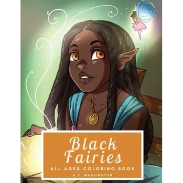 Black Fairies: All Ages Coloring Book