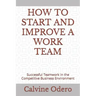 How to Start and Improve a Work Team: Successful Teamwork in the Competitive Business Environment