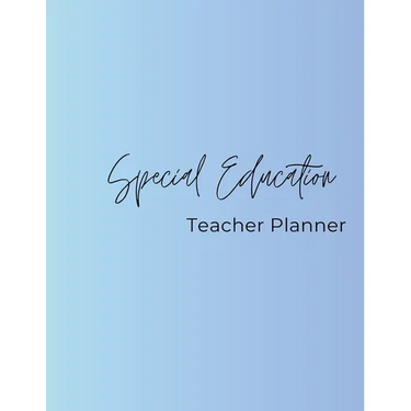 Special Education Teacher Planner