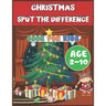 Christmas Spot The Difference Book for Kids Age 2-10: Find differences! Activity Workbook for Smart Little Children Toddlers and Teens Learning Concen