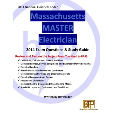Massachusetts 2014 Master Electrician Study Guide