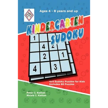Kindergarten Sudoku: 4x4 Sudoku Puzzles for Kids