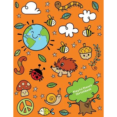 Playful Planet Sketchbook: Jumbo Drawing Pad For Sketching, Doodling And Coloring
