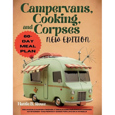Campervans, Cooking, and Corpses New Edition: Delicious Camper-Friendly Meals and Humorous Murder Mysteries-The Perfect Guide for Life on 4 Wheels