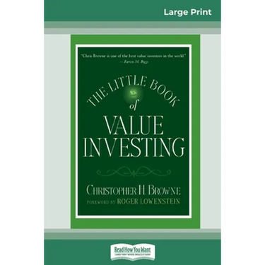 The Little Book of Value Investing: (Little Books. Big Profits) (16pt Large Print Edition)