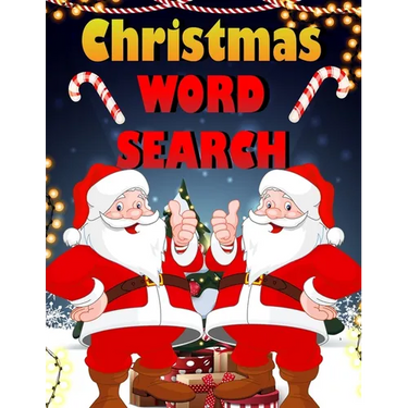 Christmas word search.: Easy Large Print Puzzle Book for Adults, Kids & Everyone for the 25 Days of Christmas.