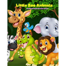 Little Zoo Animals - Coloring Book For Kids Ages 3+