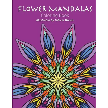 Flower Mandalas: Coloring Book