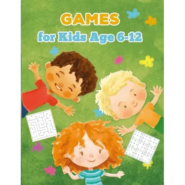 Games for Kids Age 6-12: Fun with Story, Sudoku, Maze, Blank Comic, and Handwriting Practice Worksheets! (Kids Activity Book)