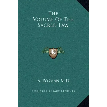 The Volume of the Sacred Law