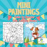 Mini Paintings Color by Number Kids Coloring Books