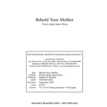 Behold Your Mother: Priests Speak about Mary