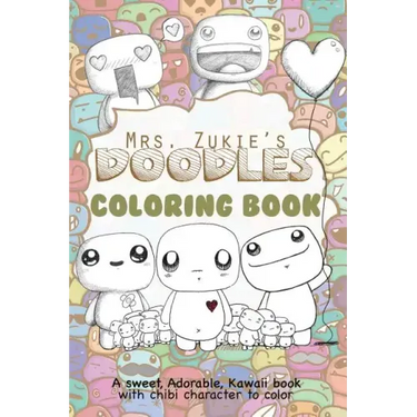 Mrs. Zukie's Doodles Coloring Book