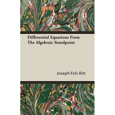 Differential Equations from the Algebraic Standpoint