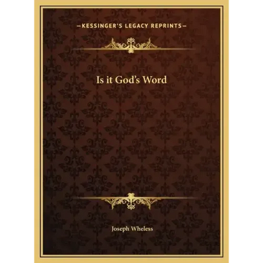 Is it God's Word