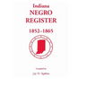 Indiana Negro Register, 1852-1865