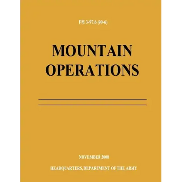 Mountain Operations (FM 3-97.6)