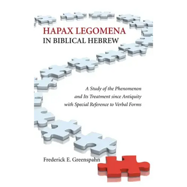 Hapax Legomena in Biblical Hebrew