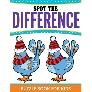 Spot The Difference Puzzle Book For Kids