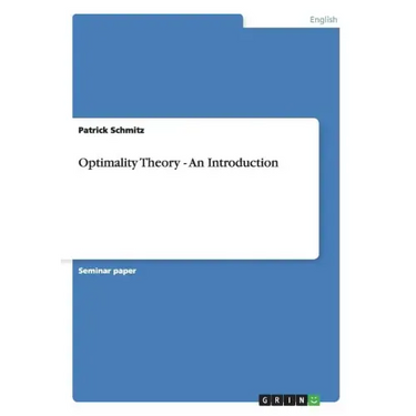 Optimality Theory - An Introduction