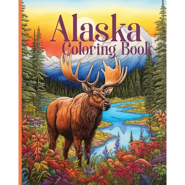 Alaska Coloring Book for Kids and Adults: Great for teachers and homeschool (28 pages of Alaska state facts to color)