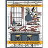 Home Interior Design Coloring Book: 50 Stres Relieving Unique Home Interior Designs