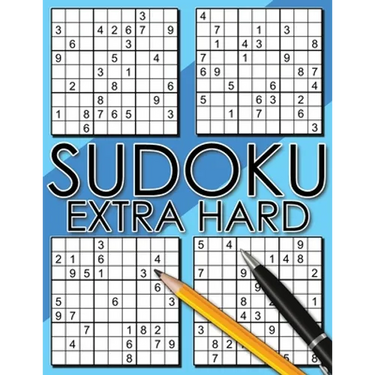 Sudoku Extra Hard: Sudoku Diabolical, Hard Sudoku Books for Adults, Sudoku Gift Book, Sudoku Difficult Level, Gift for Math Geeks