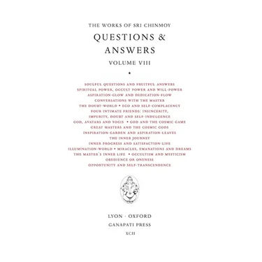 Sri Chinmoy: Answers VIII