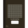 Cross Stitch Graph Paper: 14 Lines Per Inch, Graph Paper for Embroidery and Needlework, 8.5''x11'', 100 Sheets, Bronze Cover