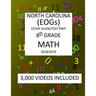 8th Grade NORTH CAROLINA EOGs, 2019 MATH, Test Prep: 8th Grade NORTH CAROLINA END OF GRADE 2019 MATH Test Prep/Study Guide