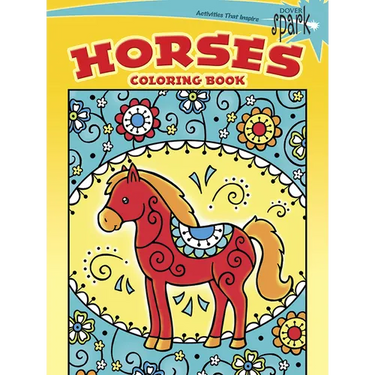 Spark Horses Coloring Book